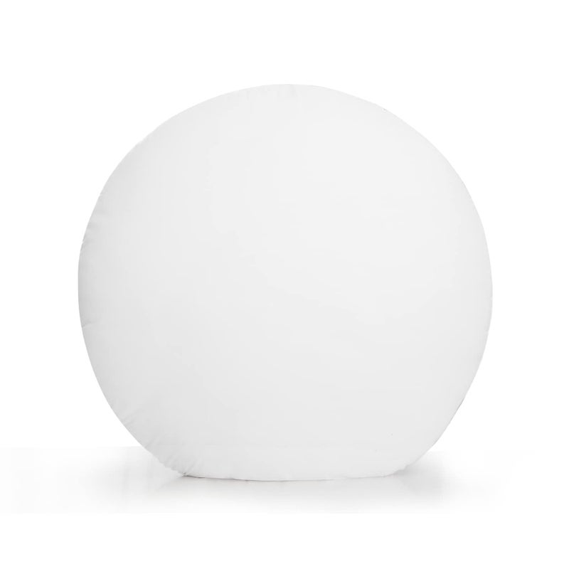 Acanva Decorative Round Throw Pillow Inserts Form Stuffer Cushion Sham Filler, 32'', White - Image 1